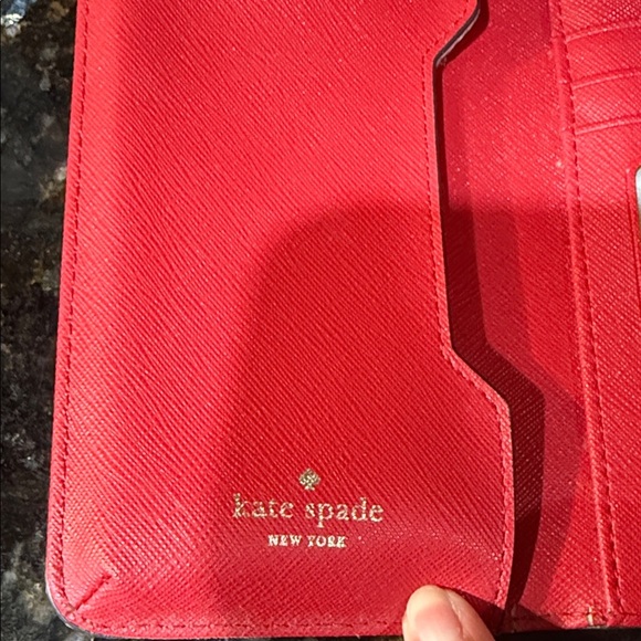 Kate Spade Vibrant Red Wristlet Clutch - Picture 3 of 7